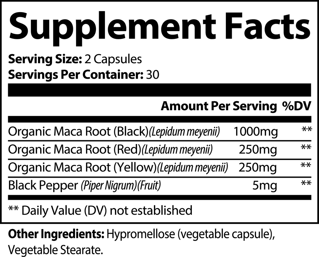 Maca Force - Maca Root Capsules