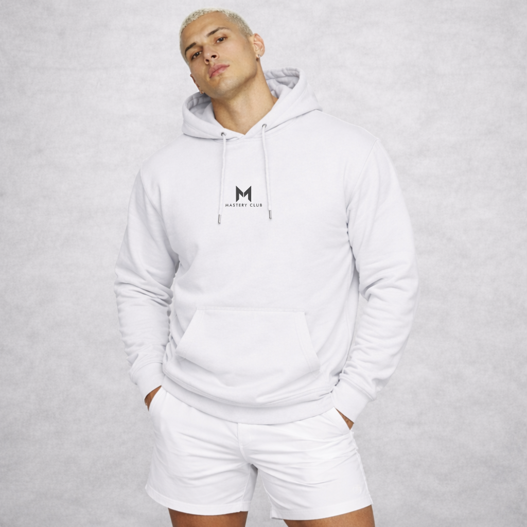 Mastery Club Signature Hoodie – Men’s White